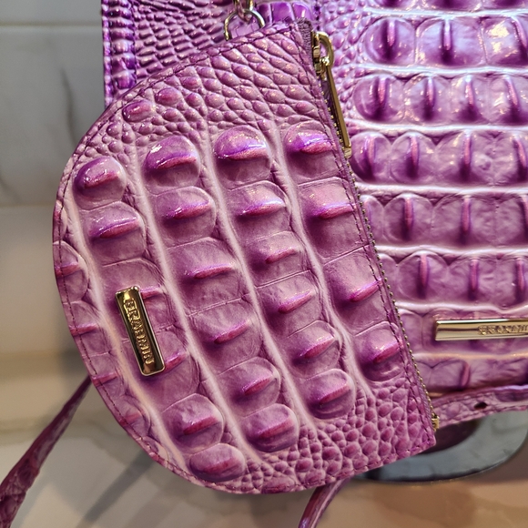 Brahmin Cami Lilac Essence Melbourne Set with Matching Britt Coin Purse NWOT - Picture 5 of 12